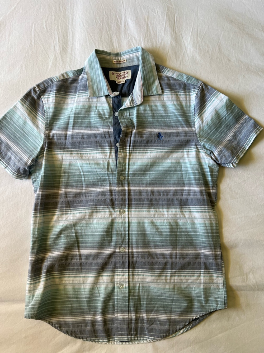 Penguin Heritage Slim Fit short-sleeve button-up shirt